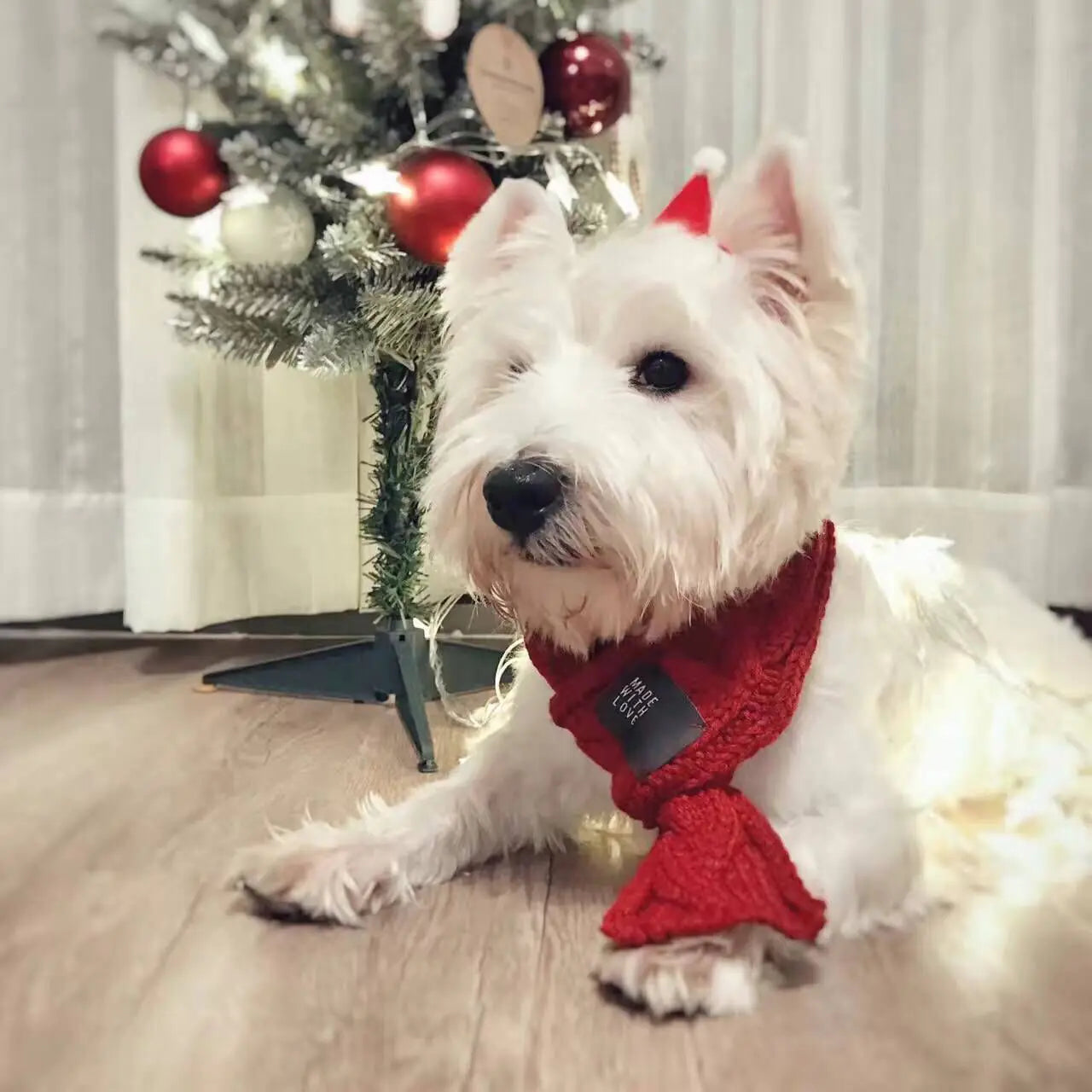 Thick Warm Scarf for Dogs - Cute Pet Scarf